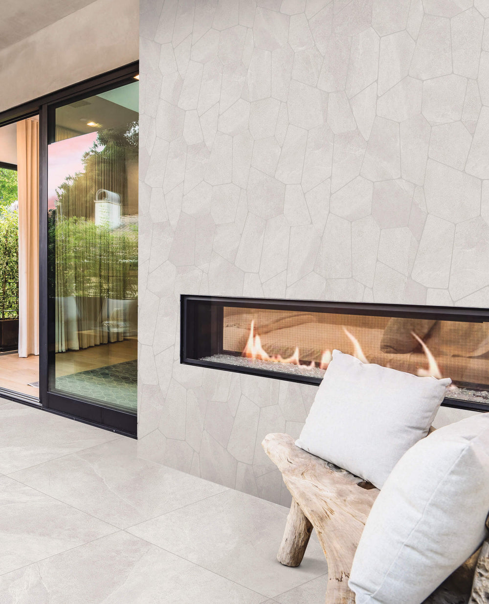 Mayastone Pearl Cozy Matt Mosaic Tile 675x500x10mm