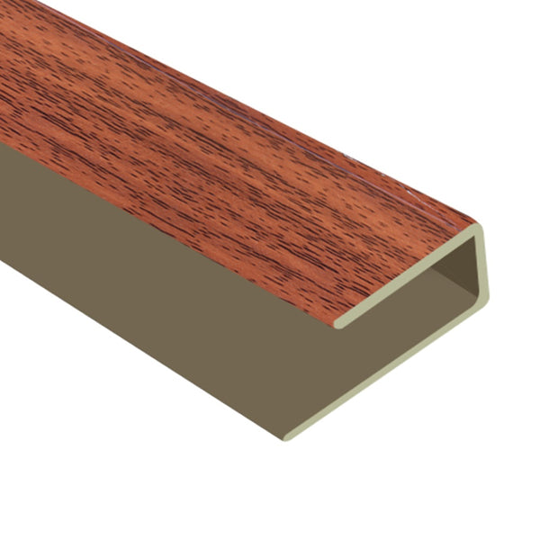 Timber Flooring Metal Junior End Trim - MERBAU