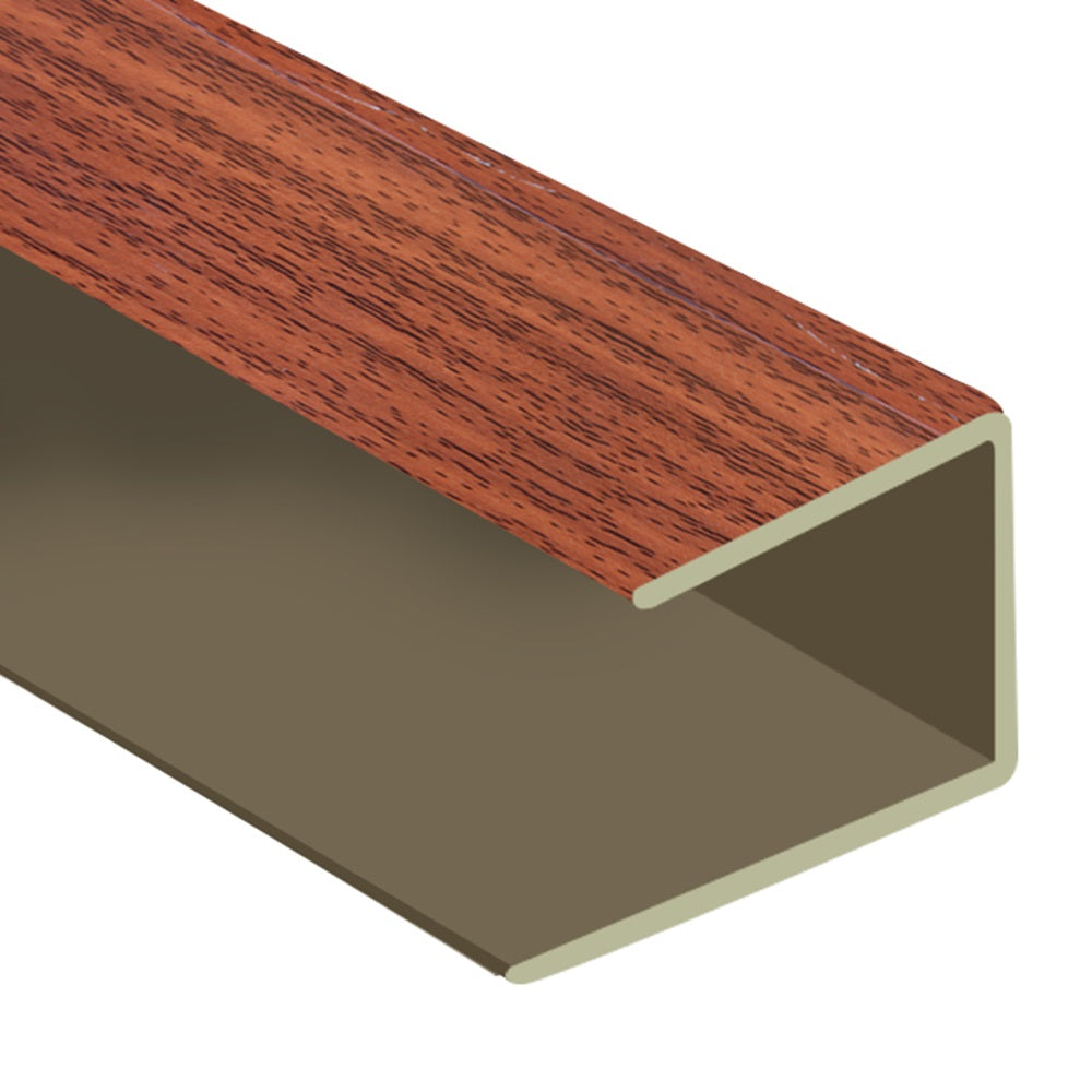 Timber Flooring Metal Senior End Trim - MERBAU