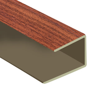 Timber Flooring Metal Senior End Trim - MERBAU