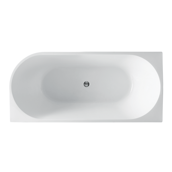 Noveen Bathtubs BTM1400L Milan LEFT CORNER BATHTUB 1400mm (Long) x 730mm (Wide) x 580mm (Height)