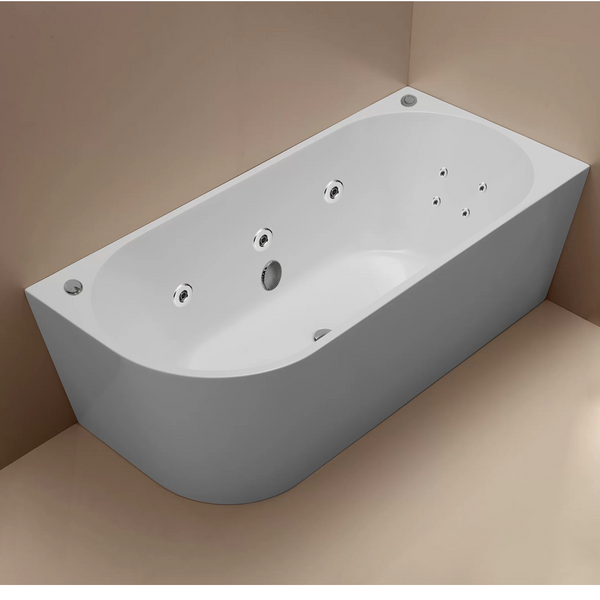 MILAN Spa Right Corner Bathtub 1700mm (Long) x 780mm (Wide) x 600mm (Height)