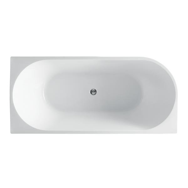 Noveen Bathtubs BTM1400R Milan RIGHT CORNER BATHTUB 1400mm (Long) x 730mm (Wide) x 580mm (Height)