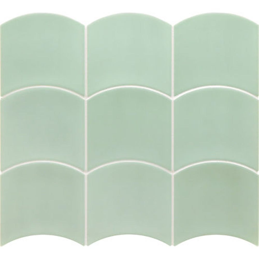 Wave Mint Gloss 120x120mm