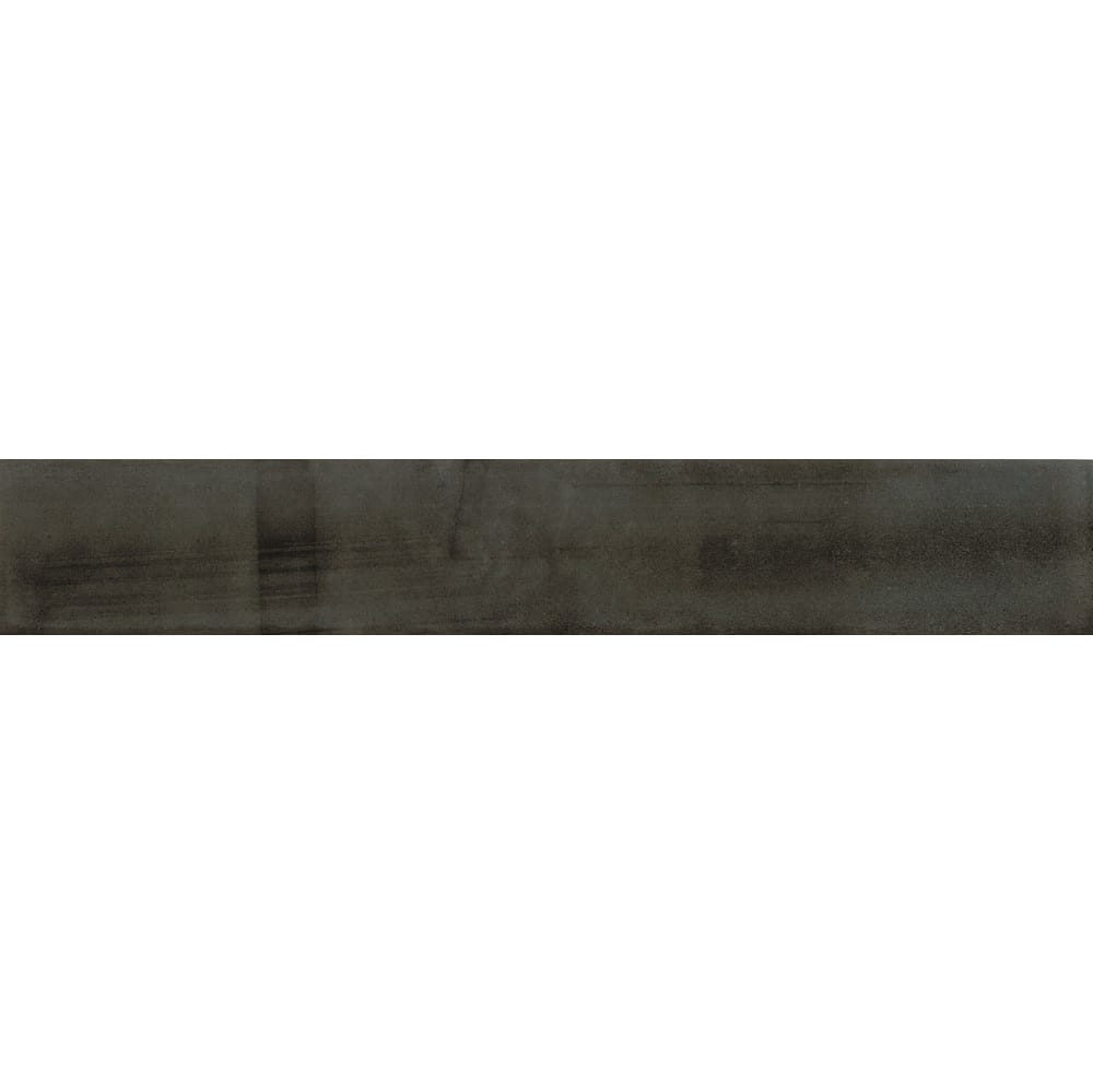 EV Tile IT-BRU-MO-37061 Brush Italian Porcelain Tile Moka 370x61x6 Glossy