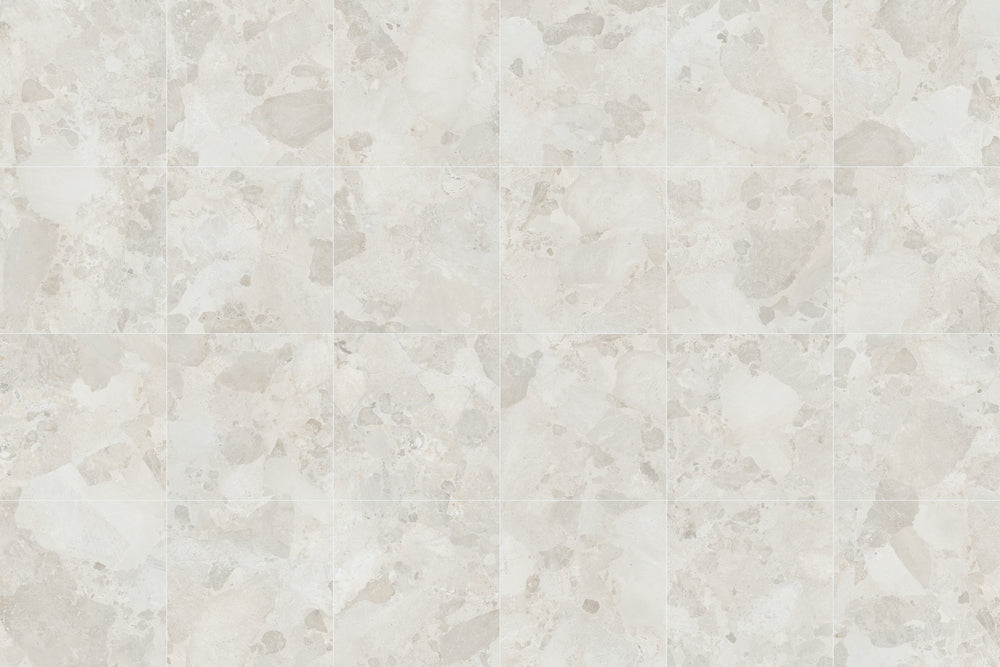 Darth Industries Tile Monet White Matt Stone Look Tile 600x600mm