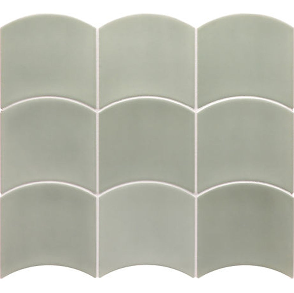 Wave Moody Blue Gloss 120x120mm