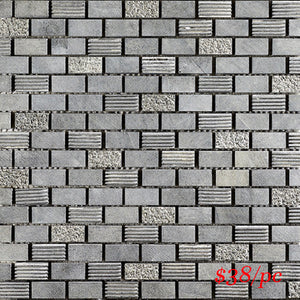 NATTOUBLU15308 NATURAL TOUCH BLUESTONE 15mmX30mmX8mm (290X305mm)