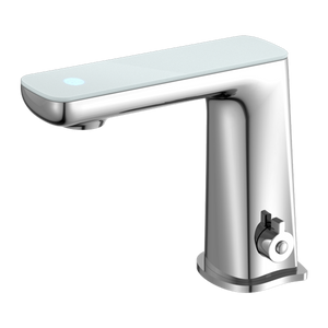 CLAUDIA SENSOR MIXER WITH WHITE TOP DISPLAY CHROME (NR222102CH)