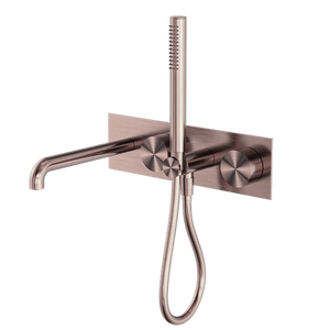 KARA PROGRESSIVE SHOWER SYSTEM WITH SPOUT 230/250MM BRUSHED BRONZE