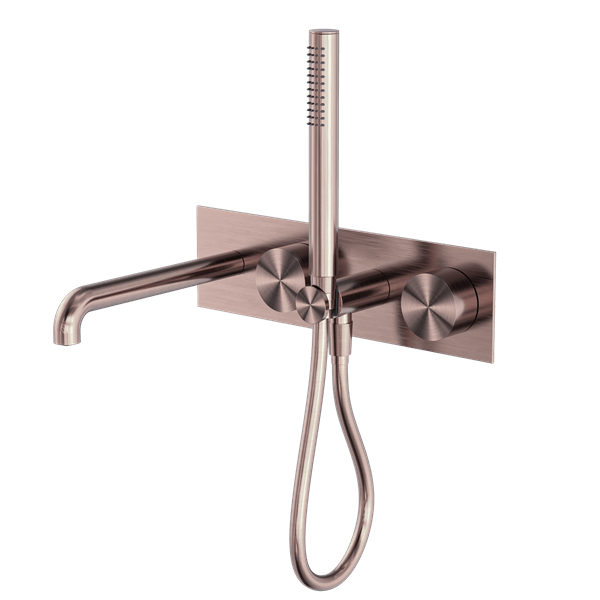 KARA PROGRESSIVE SHOWER SYSTEM WITH SPOUT 230/250MM BRUSHED BRONZE