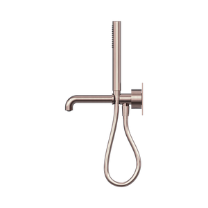 Nero Showers KARA PROGRESSIVE SHOWER SYSTEM WITH SPOUT 230/250MM BRUSHED BRONZE