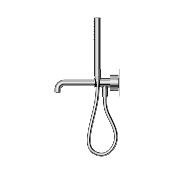 Nero Showers KARA PROGRESSIVE SHOWER SYSTEM WITH SPOUT 230/250MM CHROME