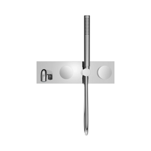 Nero Showers KARA PROGRESSIVE SHOWER SYSTEM WITH SPOUT 230/250MM CHROME