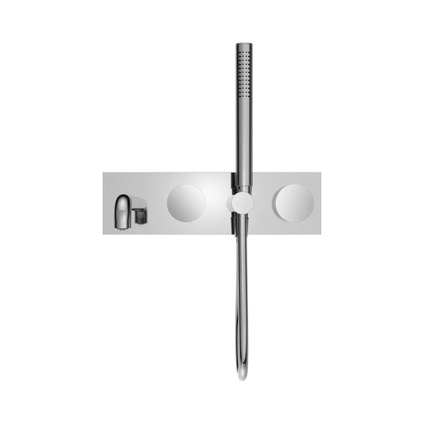 Nero Showers KARA PROGRESSIVE SHOWER SYSTEM WITH SPOUT 230/250MM CHROME