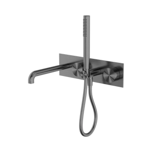 Nero Showers KARA PROGRESSIVE SHOWER SYSTEM WITH SPOUT 230/250MM GUN METAL