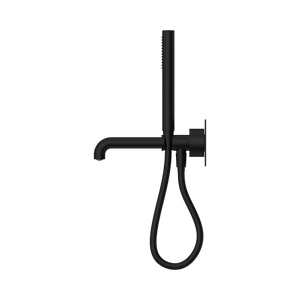 Nero Showers KARA PROGRESSIVE SHOWER SYSTEM WITH SPOUT 230/250MM MATTE BLACK