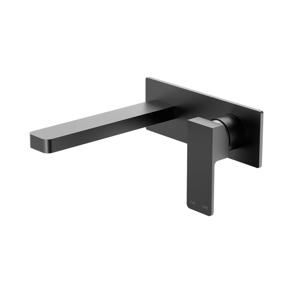 Celia Wall Basin/Bath mixer Matt Black (NR301510aMB)
