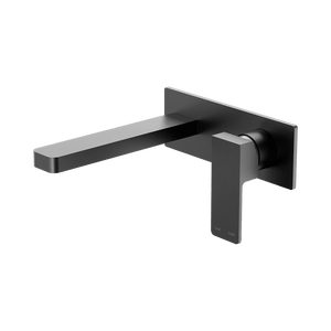 Nero Mixer Taps Celia Wall Basin/Bath mixer Matt Black (NR301510aMB)