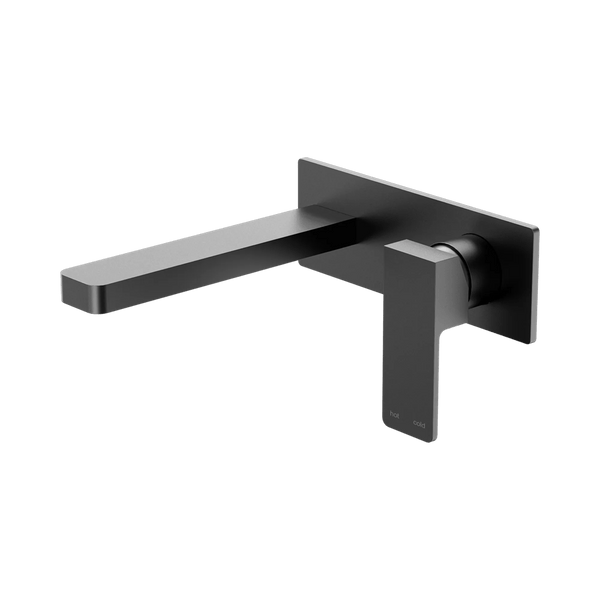 Nero Mixer Taps Celia Wall Basin/Bath mixer Matt Black (NR301510aMB)