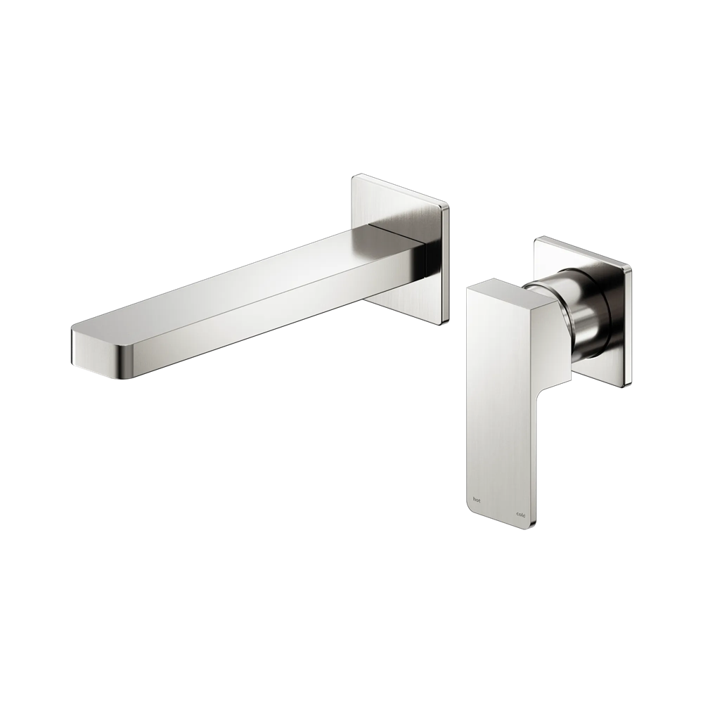 Celia Wall Basin/Bath Mixer Separate Back Plate Brushed Nickel (NR301510bBN)