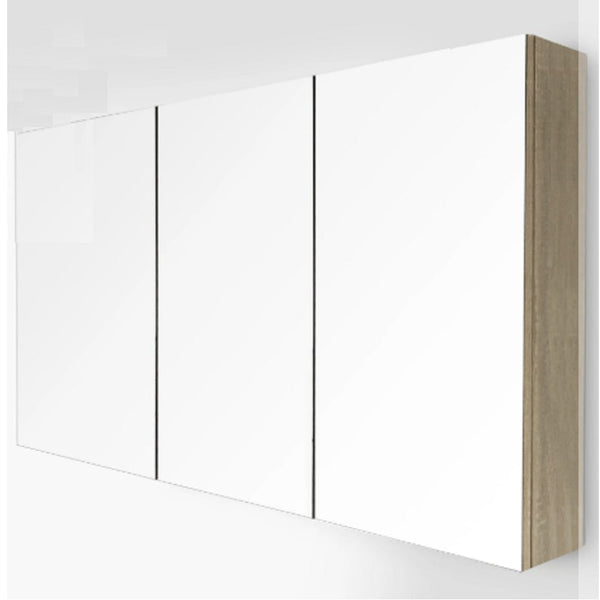 ZENMO Vanities NUTRO Light Oak Mirror Shaving Cabinet 1200x750x130mm