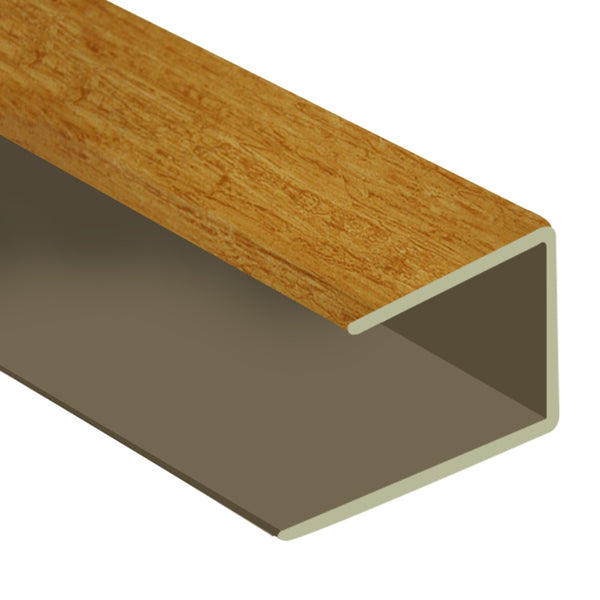 Timber Flooring Metal Senior End Trim - NATURAL BAMBOO