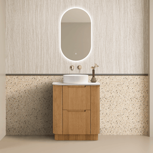 Noveen Vanities Oakmere 750mm Solid Oak Freestanding Vanity