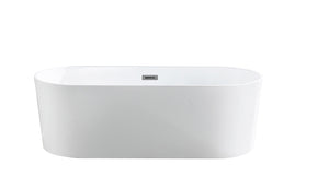 Ovia OBT1300-OF Free Standing Bathtub with Overflow 1300*710*550mm