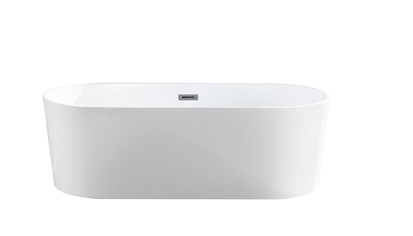 Ovia OBT1300-OF Free Standing Bathtub with Overflow 1300*710*550mm