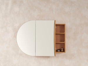 Avia Vanities OSH-9060MW Amber Collection 900X600x120MM Matt White SHAVING CABINET