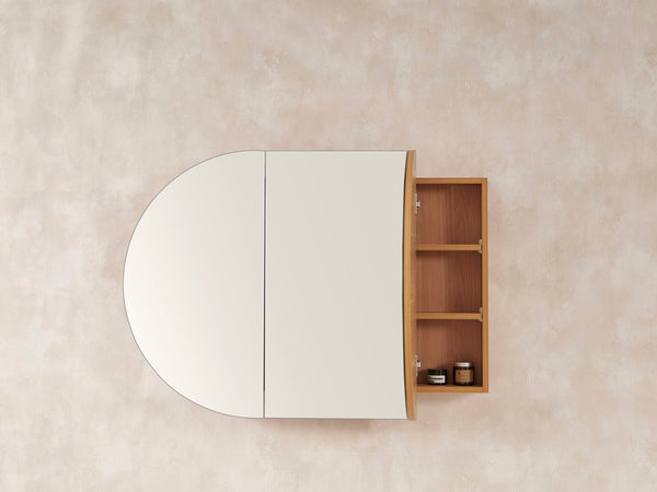 Avia Vanities OSH-9060MW Amber Collection 900X600x120MM Matt White SHAVING CABINET