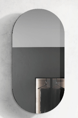 Avia simple Krystal Collection 450*900*115MM  Matt White SHAVING CABINET