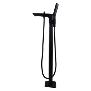 Black FreeStanding Mixer With Diverter & Handheld Shower OX0124.BS