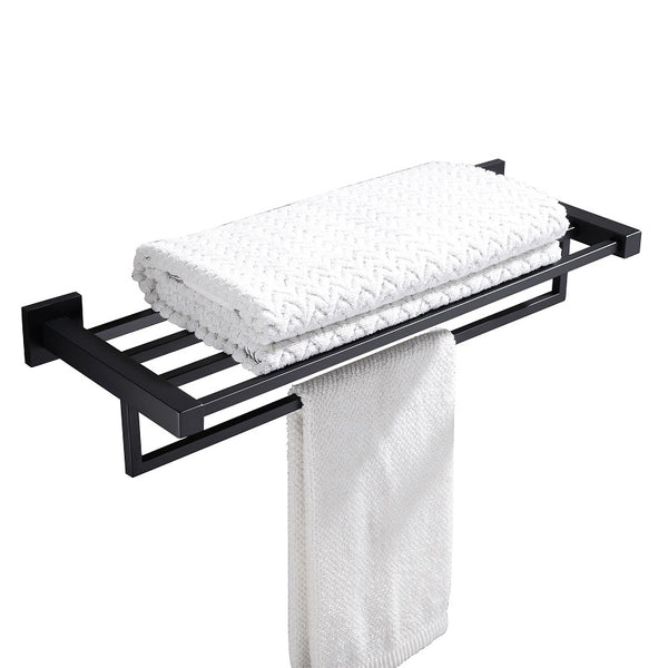BLAZE Series Black Towel Rack 600mm OX6309.TR