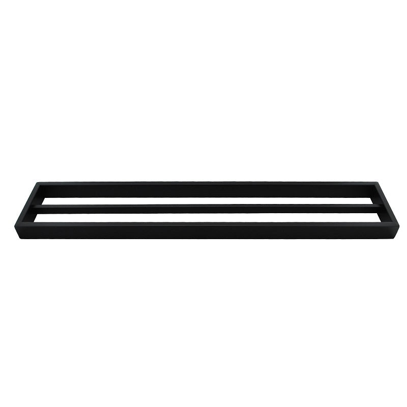 IVANO Series Black Double Towel Rail 600mm OX6402.TR