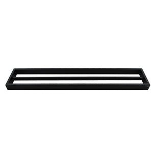 IVANO Series Black Double Towel Rail 600mm OX6402.TR