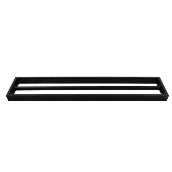 IVANO Series Black Double Towel Rail 600mm OX6402.TR