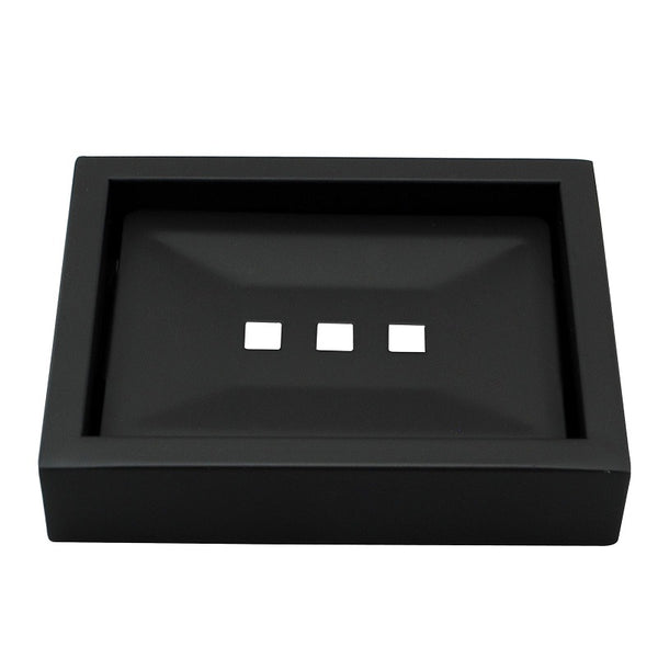 IVANO Series Black Soap Dish Holder OX6406.TR