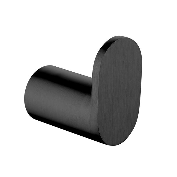 RUSHY Series Black Round Robe Hook OX6507.TR