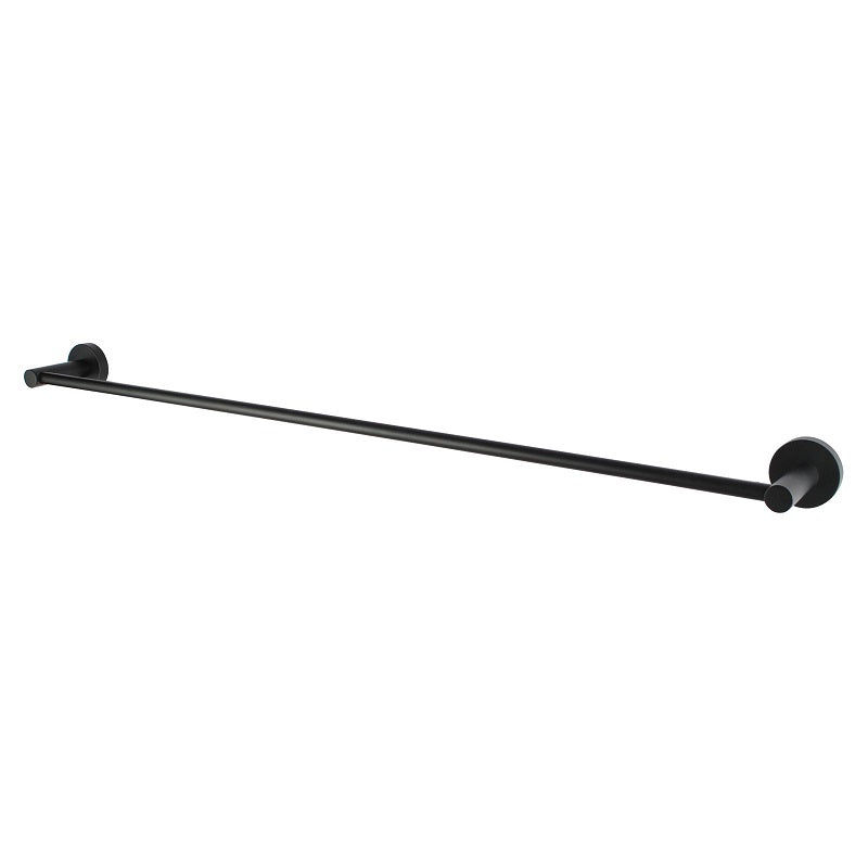 LUCID PIN Series Round Black Single Towel Rack Rail 790mm OX6601.TR