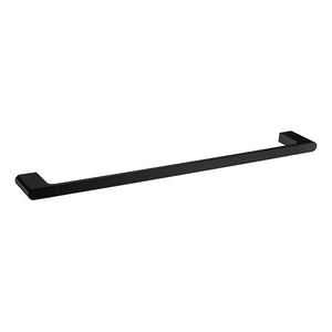 AU Series Black Single Towel Rail 800mm OX8001.8.TR