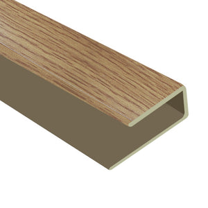 Timber Flooring Metal Junior End Trim - OAK