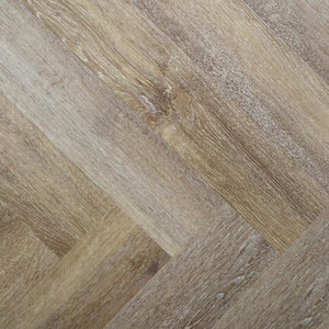 Obsidian 9mm Herringbone Hybrid Floor 625 x 125 x 9.0mm - Sunset