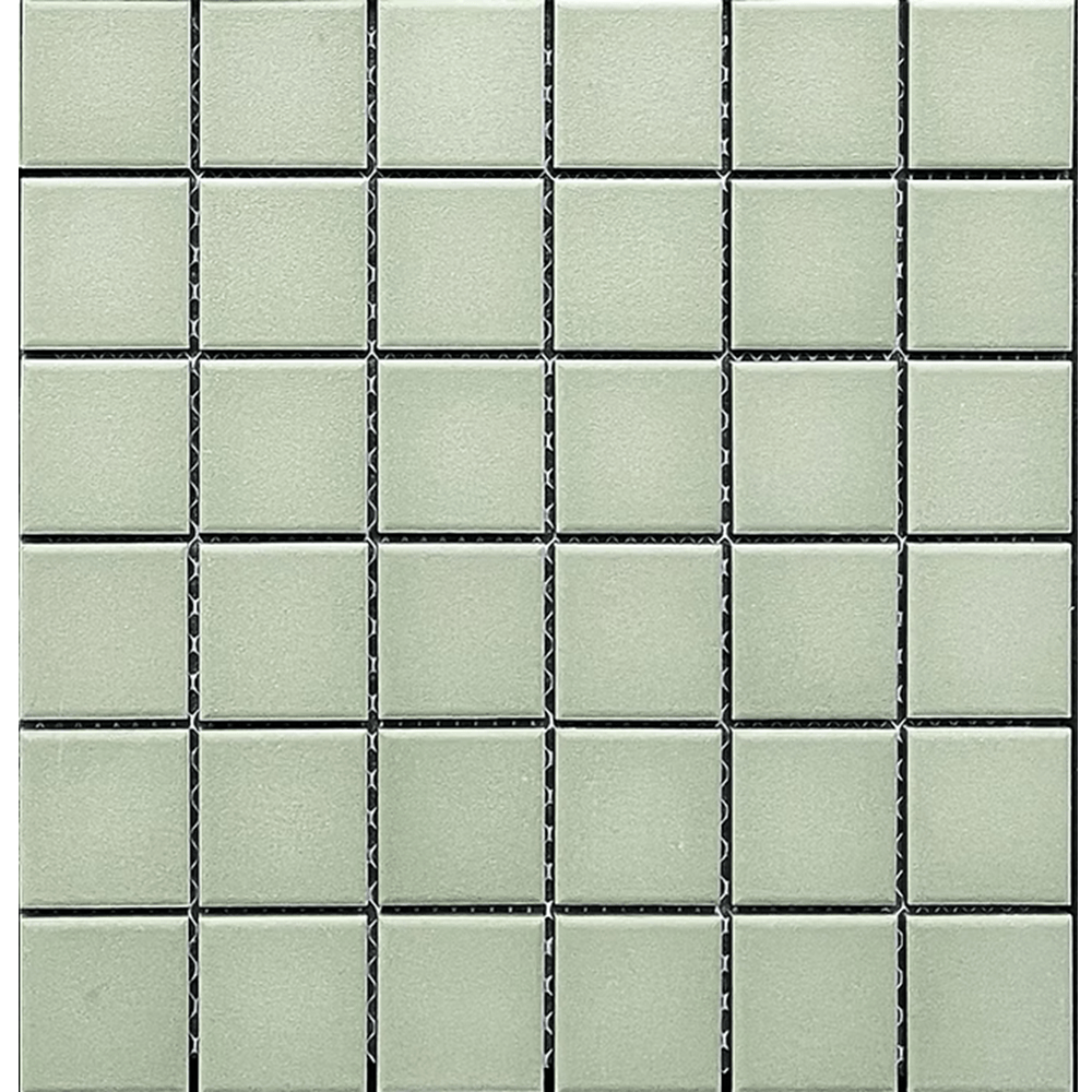 THEO DI Tile MOSOLUNG48	48X48 OLIVE UNGLAZED MOSAICS ( SHEET 306X306 )