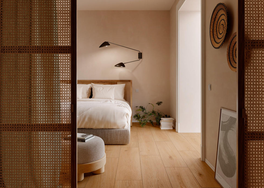 Oltre Caramel Matt Timber Look Tile 1200x300mm Made In Italy