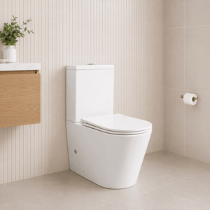 Noveen Toilets NT-1094GB — OSLO Rimless Toilet Suite with GEBERIT fittings