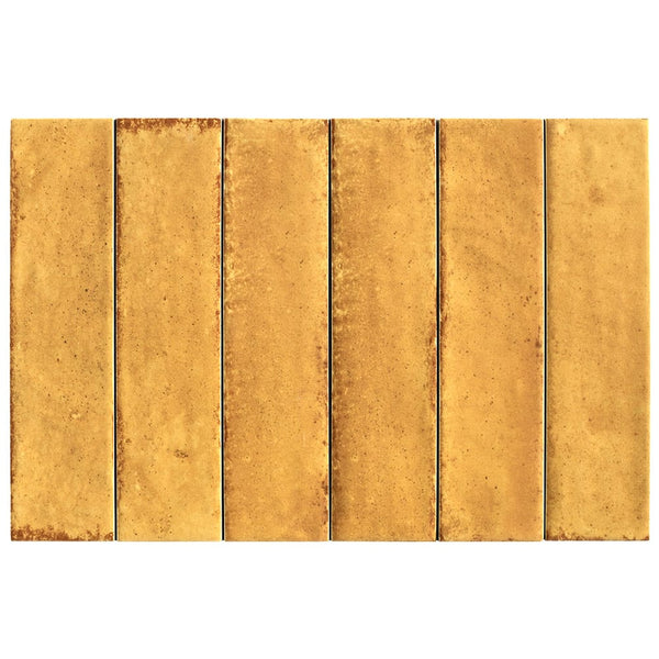 OTWAY SUBWAY TILES - MUSTARD 60X240mm MATT