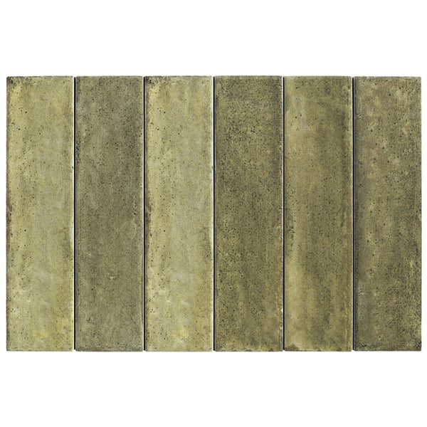 OTWAY SUBWAY TILES - OLIVE 60X240mm GLOSS