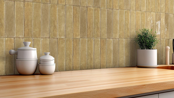 OTWAY SUBWAY TILES - PISTACHIO 60X240mm Matt